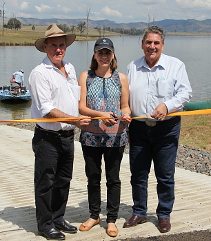 New access point for paddle craft and fishing boats at Lake Somerset